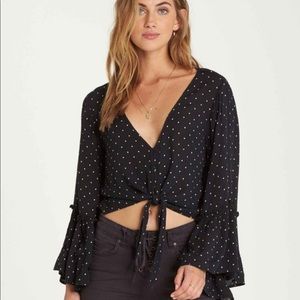 Billabong Black Blouse